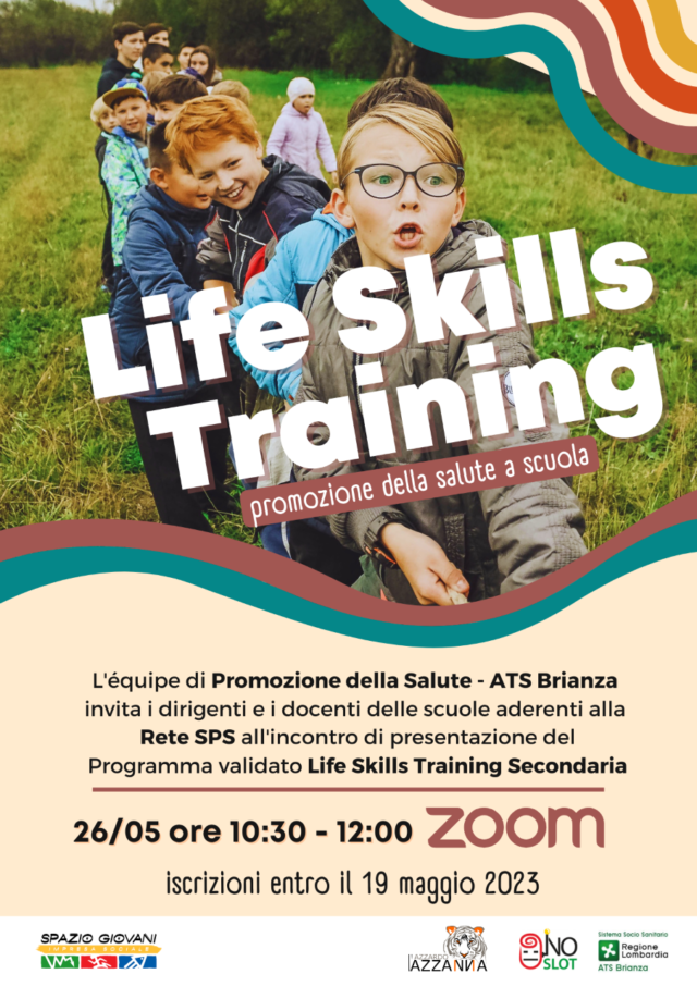 presentazione programma life skills tarining anno scolastico 2023 24